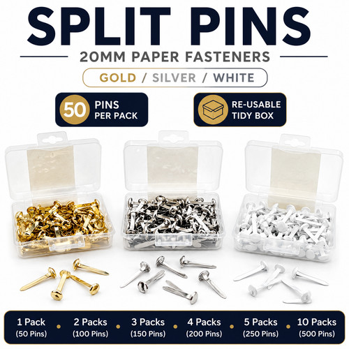 20mm split pins paper - 20mm,