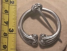Alexander Ritchie Design Silver Penannular Pin Brooch AH Derby 1943-44 B'Ham HM