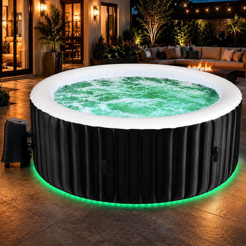 Person inflatable hot tub - inflatable,