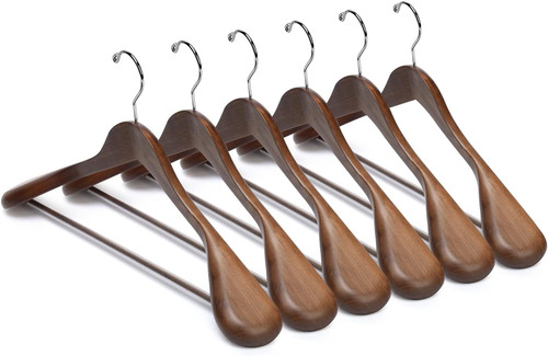 Luxury wooden suit hangers - suit, 6