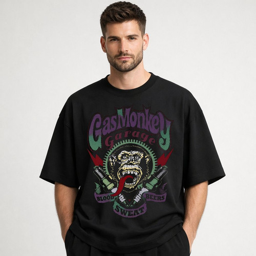 Vintage mechanic style - mechanic, gas