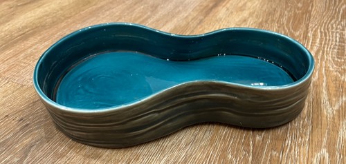 Beswick turquoise brown - &,