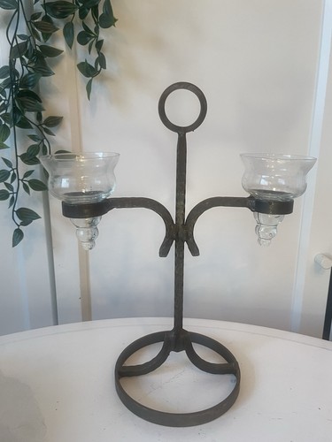 Mcm nordic wrought iron candle - wrought,