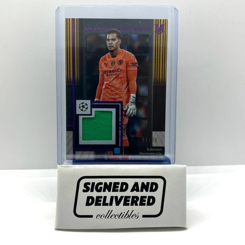 Man city ederson match worn - city,