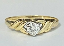 18K Yellow Gold & 0.25CT