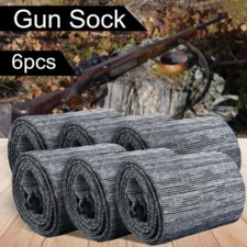 6pcs Rifle Gun Sock Sleeve Silicone Treated Hunting Tactical Shoot Protector