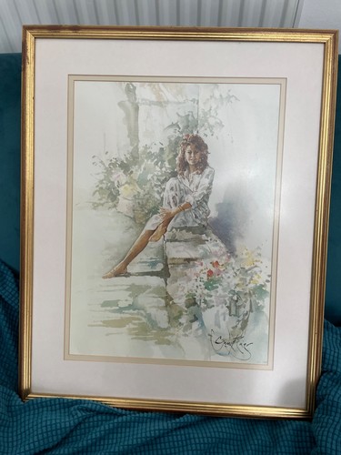 Gordon king watercolour print - watercolour,