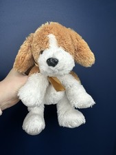 Russ Shining Stars Beagle Puppy Dog Soft Plush Toy White/Brown/Black 10” long