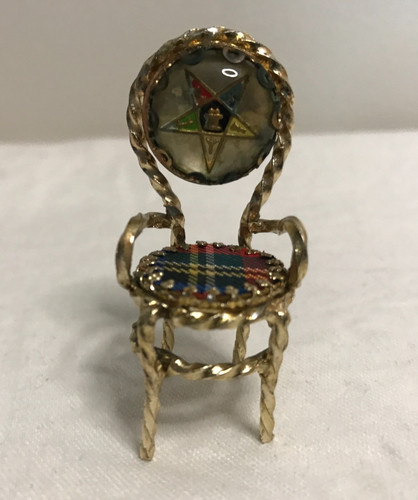 Masonic miniature chair - ,