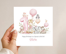 Personalised 1st Birthday Card