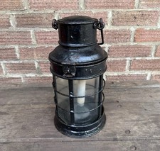 Antique Ship Railway Storm Cabin Lamp Candle Lantern Marine Vintage Light