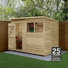 Forest 4life 8x6 pent shed - 4life,