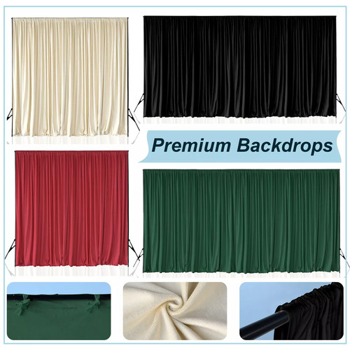 Velvet backdrop curtains 3x3m - backdrop,