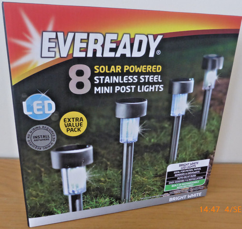Eveready led solar post - led,
