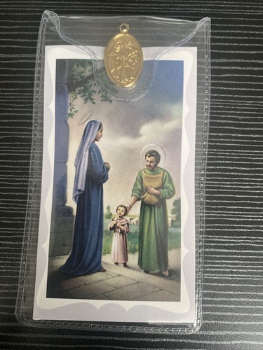 Holy family medal - holy,