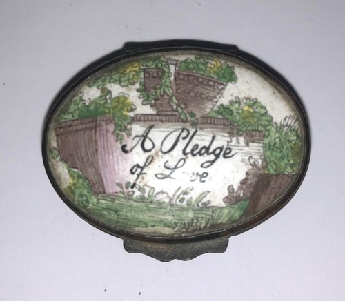 Antique c18th bilston - c18th, enamel
