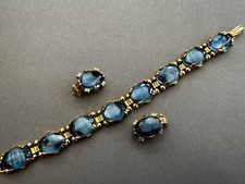 Blue Porphyry Glass Bracelet &