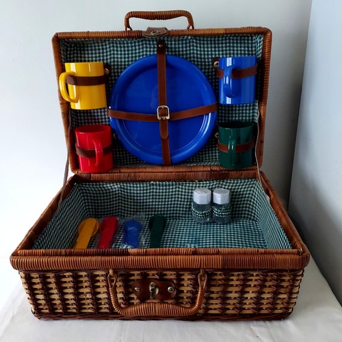 Wicker picnic hamper person - wicker,