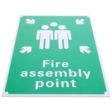  Assembly Point Sign Fire