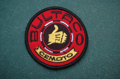 Bultaco iron sew patch - -,