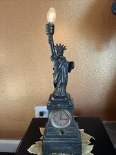 Antique statue of liberty lamp