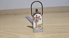 Miniature metal teapot - metal,