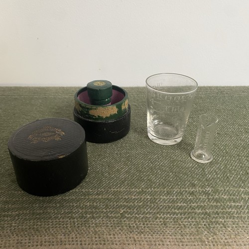 Victorian medicine glass - victorian, &