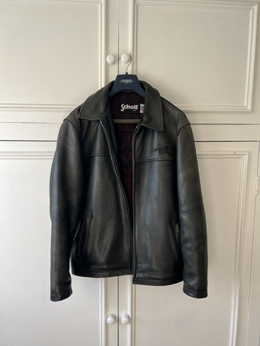 Schott nyc black leather - nyc,