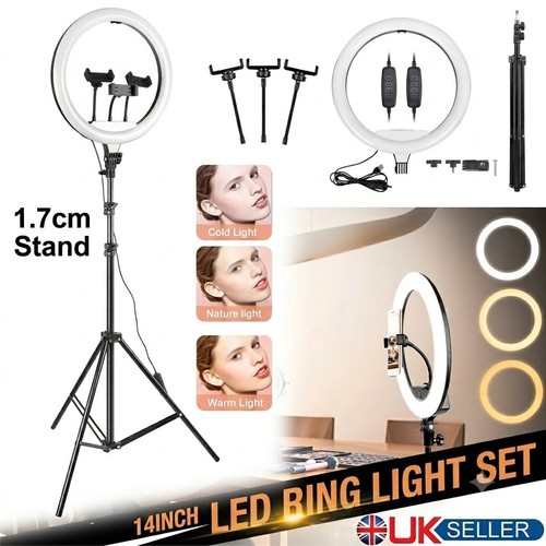 Led ring light - 14", with