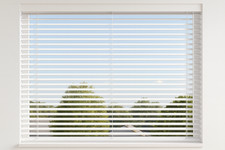 White PVC Venetian Window