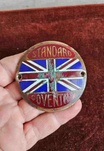 Vintage enamel automobile - enamel,