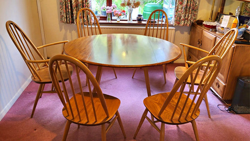 Vintage ercol dining set - dining,