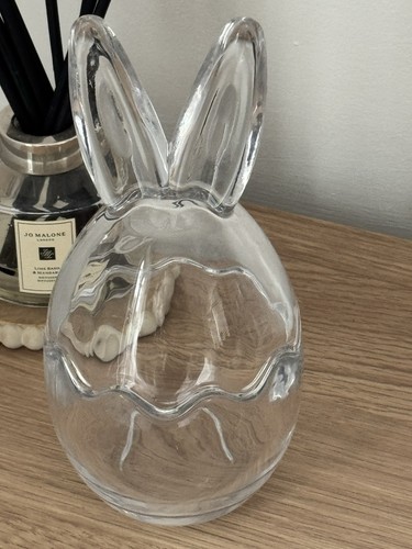 Next glass bunny jar - glass,