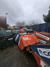 Forklift tipper Skips. Rel Bin. Roll On Off Hookloader Chain