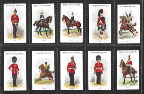 Wills british army uniforms - british,