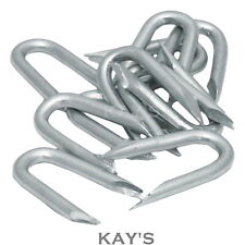 Galvanised staples nails - galvanised, u