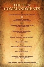 THE TEN COMMANDMENTS Lovely