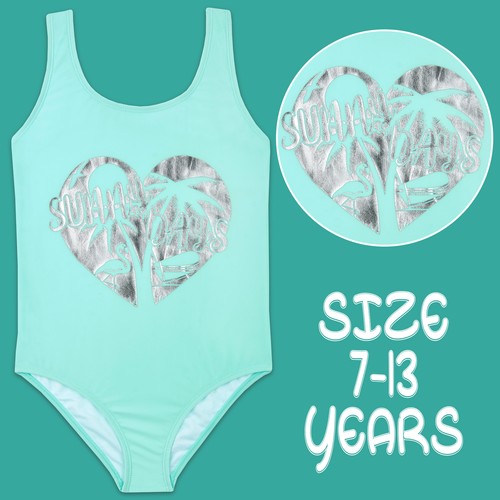 Girls swimming costume one - swimming,