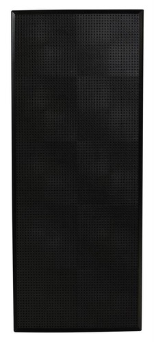 Black framed peg board x - framed, 12"