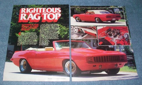 1969 chevy camaro convertible - chevy,