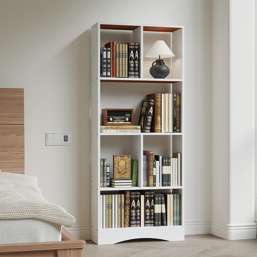 Wooden bookcase narrow - bookcase,