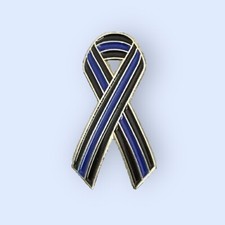 Police Thin Blue Line Ribbon