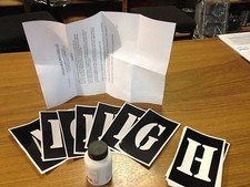 STENCIL KIT HYPALON NEO Boat