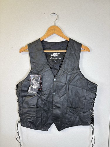 Jafrum mens leather sleeveless - jafrum,