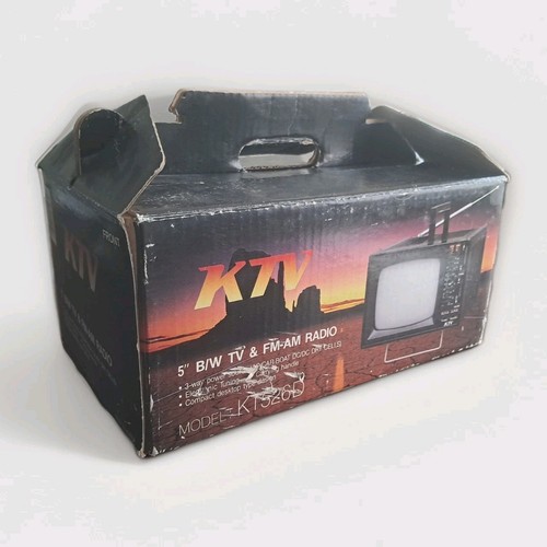 Vintage ktv portable black - vintage,