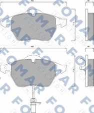 FRONT BRAKE PAD SET DISC BRAKE