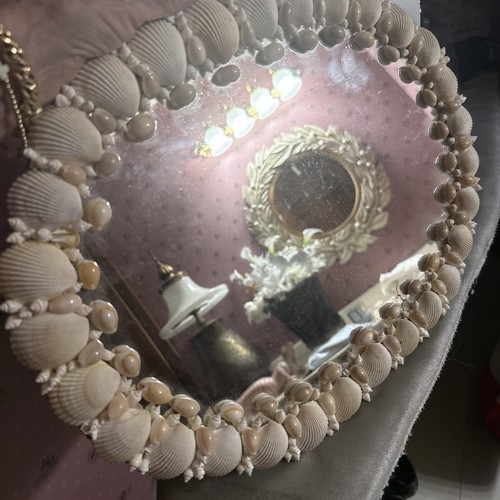 Vintage oval seashell frame - vintage,