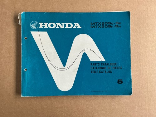 Genuine honda mtx50s sf - mtx50s, se