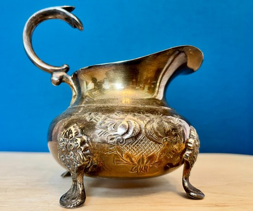 Vintage silver plated cream - vintage,