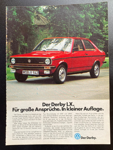 1978 derby advertising - 1978, lx